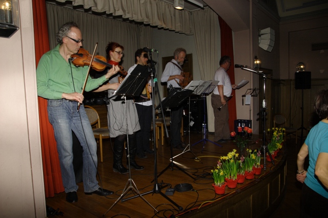 La Bourrache (Andreas Böhme, Dorothee Schuler, Helmut Krause, Vovo Wieland, Philippe Peignard) in Rechberghausen 10.3.2012